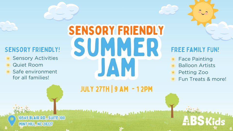 Sensory Friendly Summer Jam