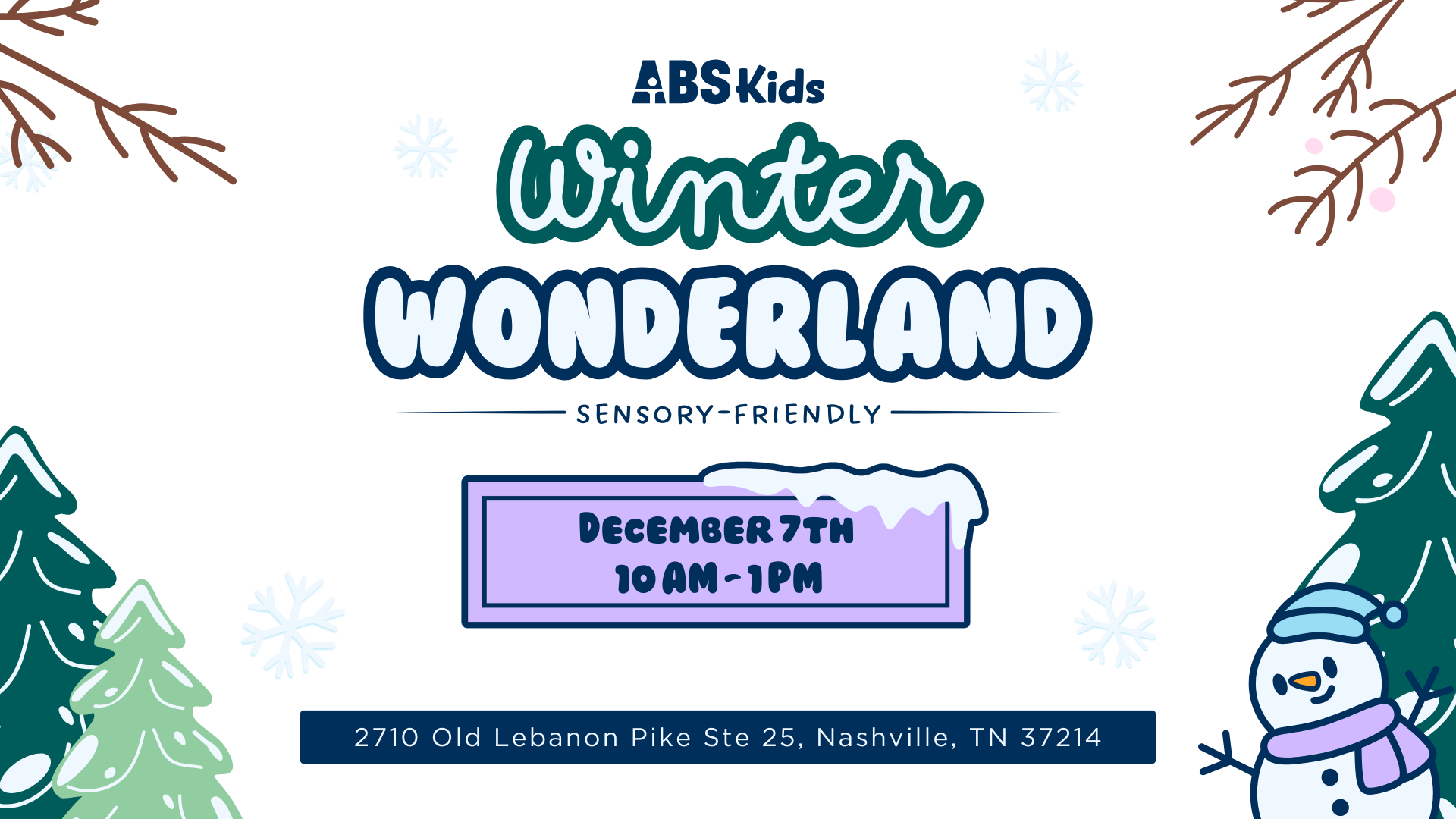 Sensory-Friendly Winter Wonderland